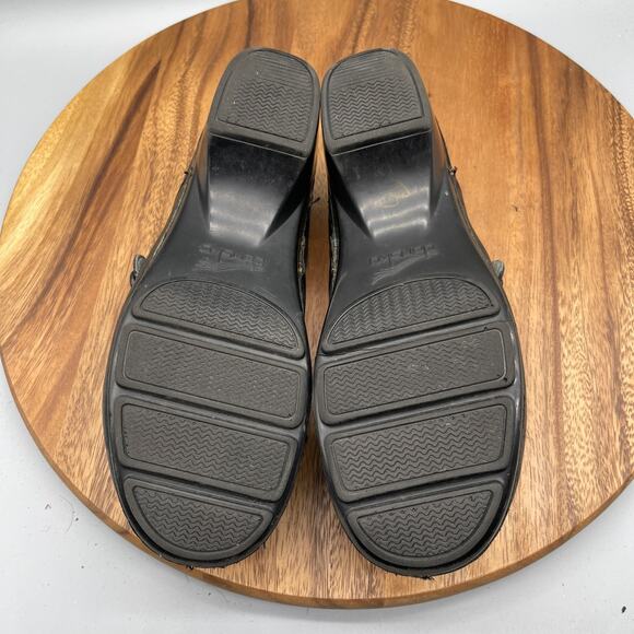 Dansko Solstice Clogs Womens Size 10.5 / 41 Black Leather Casual Comfort Slip On - Picture 7 of 8